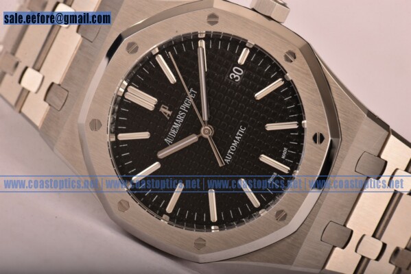 1:1 Replica Audemars Piguet Royal Oak Watch Steel 15400st.oo.1220st.01 (JF) - Click Image to Close